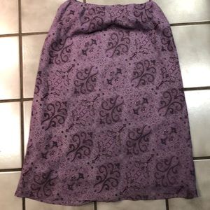 Purple skirt